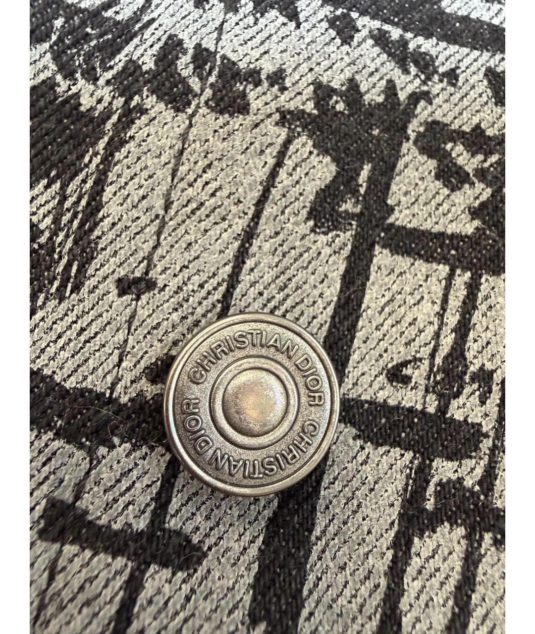 CHRISTIAN DIOR Антрацитовая деним куртка, фото 4