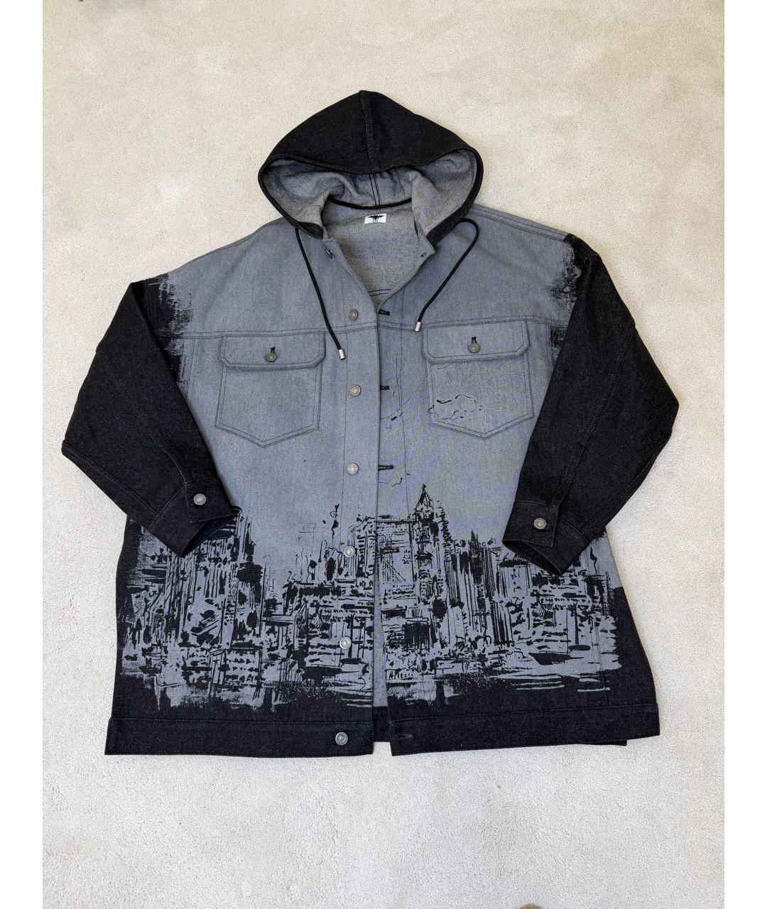 CHRISTIAN DIOR Антрацитовая деним куртка, фото 9