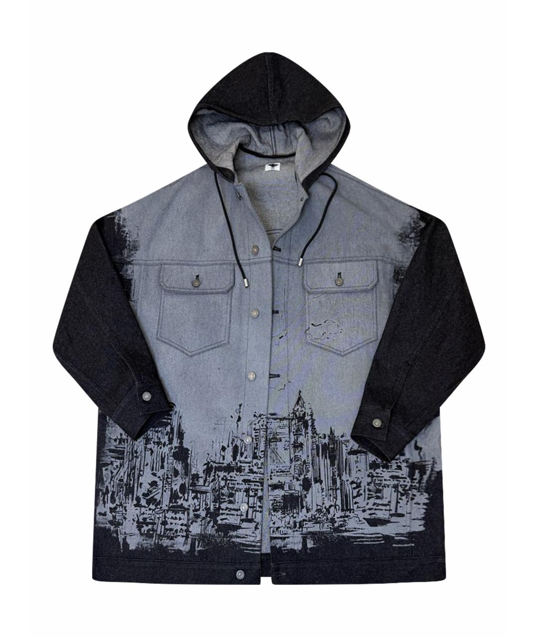 CHRISTIAN DIOR Антрацитовая деним куртка, фото 1