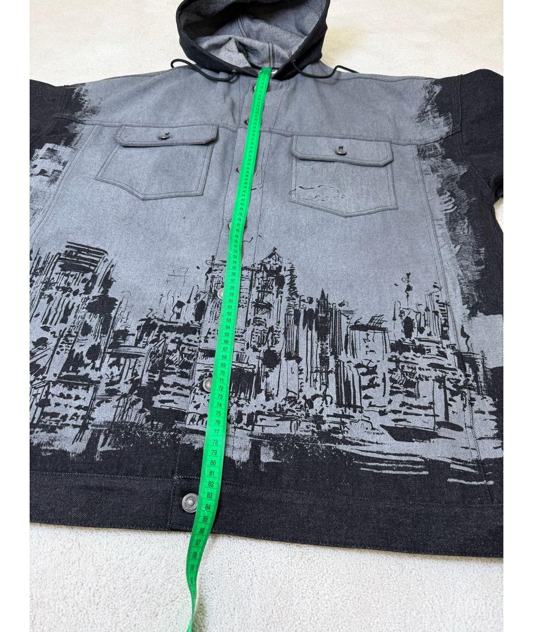 CHRISTIAN DIOR Антрацитовая деним куртка, фото 6