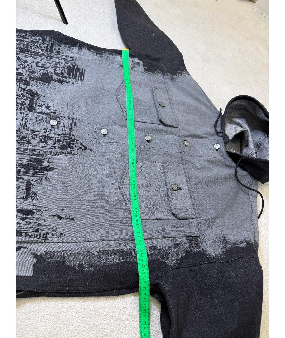 CHRISTIAN DIOR Антрацитовая деним куртка, фото 5