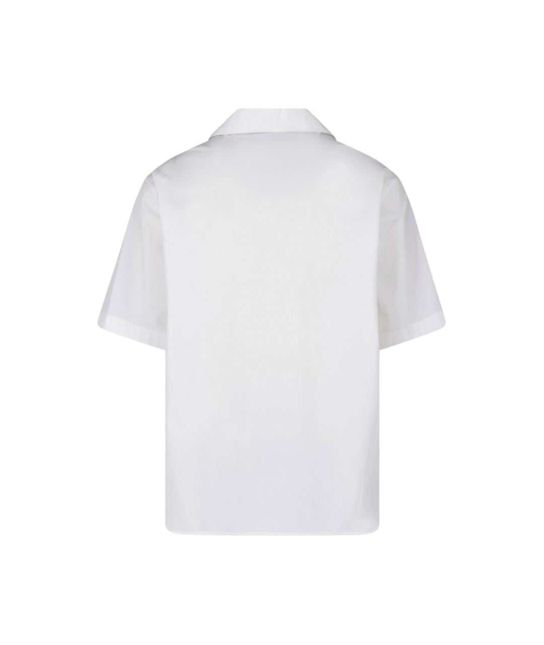 VALENTINO Белая хлопковая кэжуал рубашка, фото 2