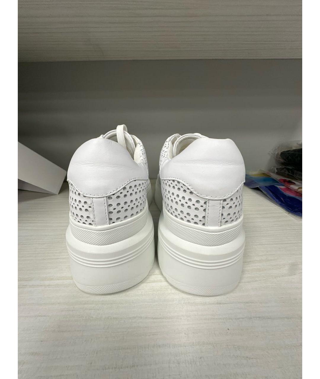 BOGNER Белые кожаные кроссовки, фото 3