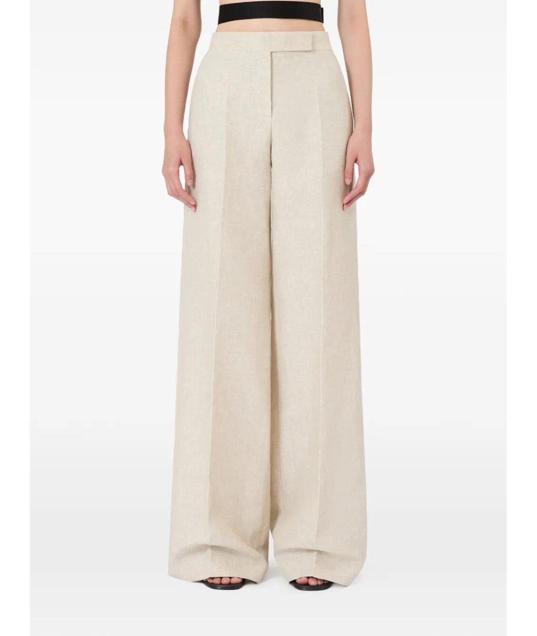 MAX MARA Льняные брюки широкие, фото 3
