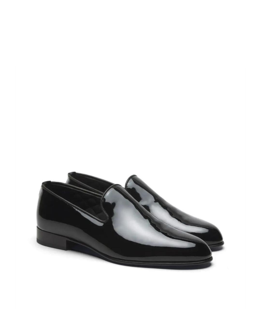 BRIONI Черные лоферы из лакированной кожи, фото 4