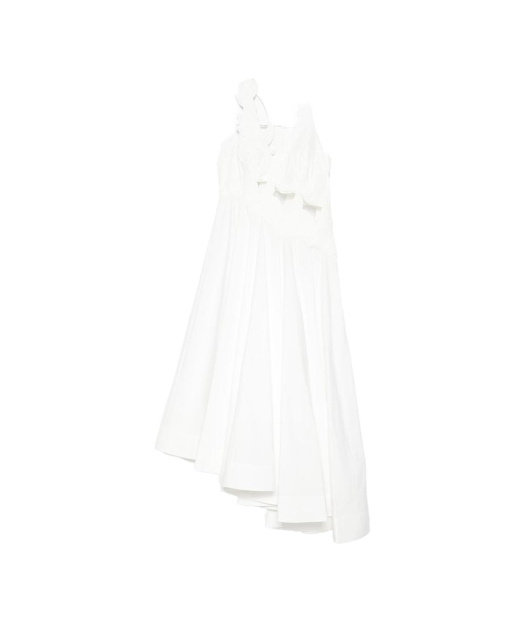 ZIMMERMANN Белое хлопковое коктейльное платье, фото 1