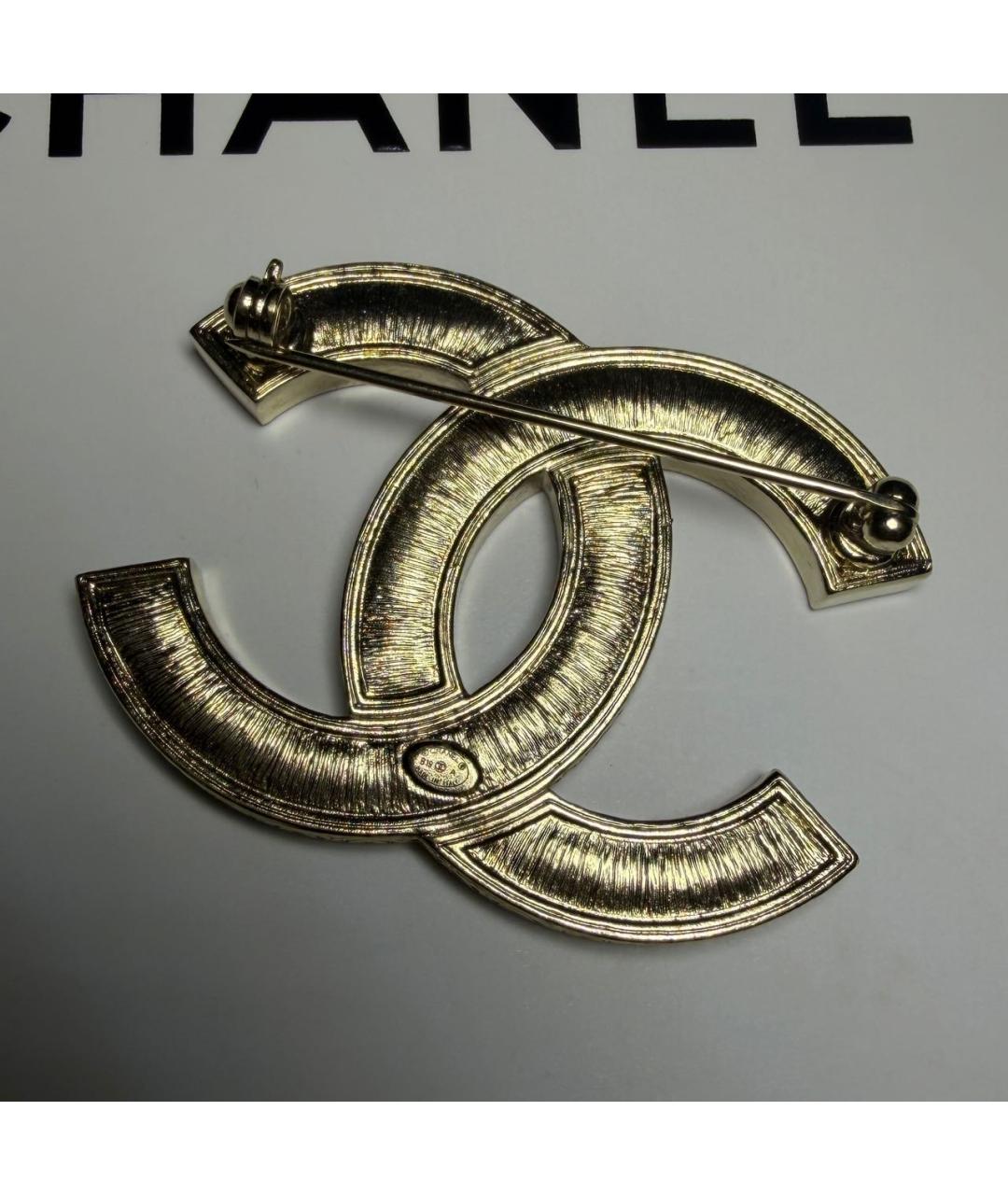 CHANEL Золотая латунная булавка / брошь, фото 2