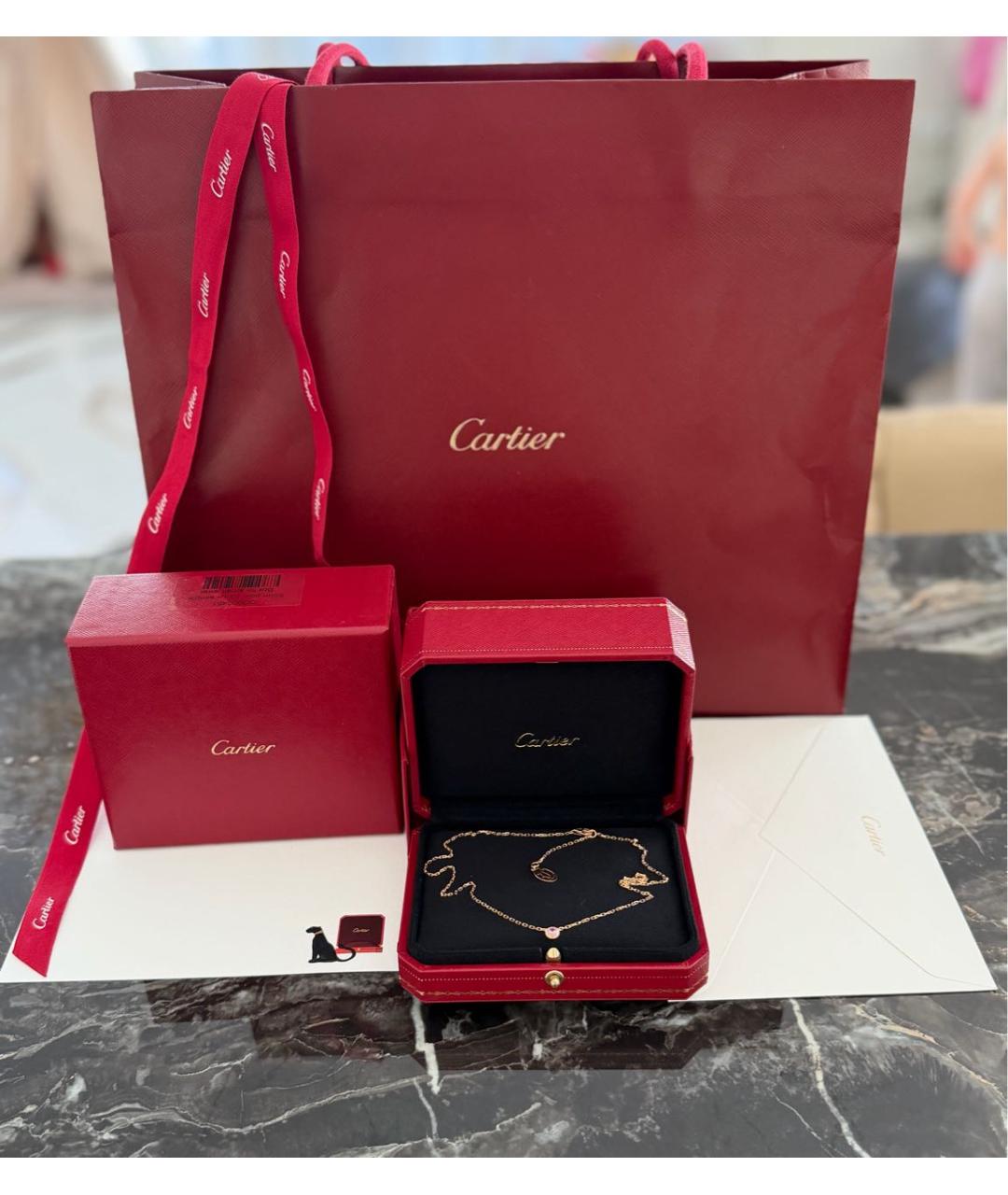 CARTIER Золотое колье из розового золота, фото 2