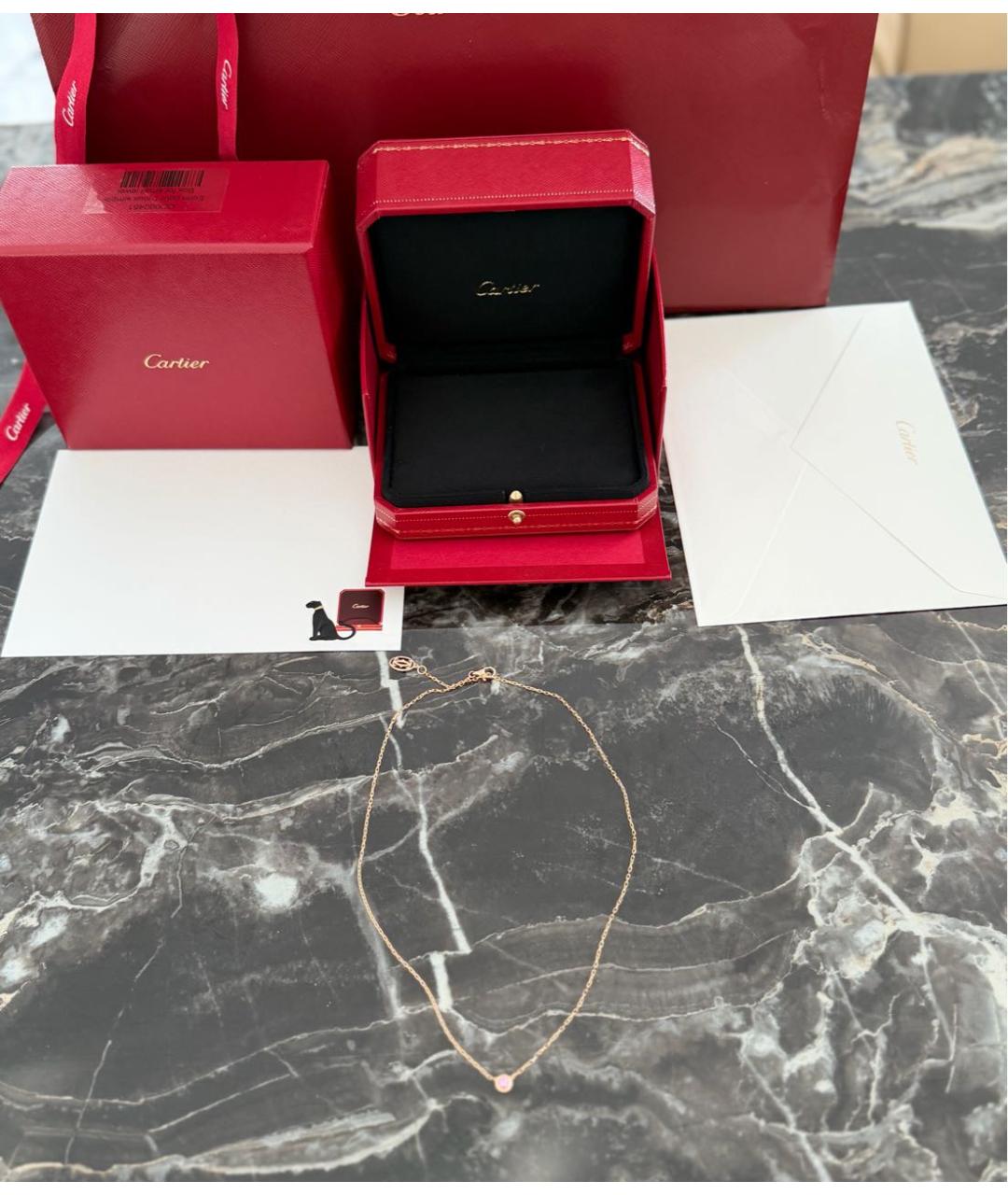 CARTIER Золотое колье из розового золота, фото 4