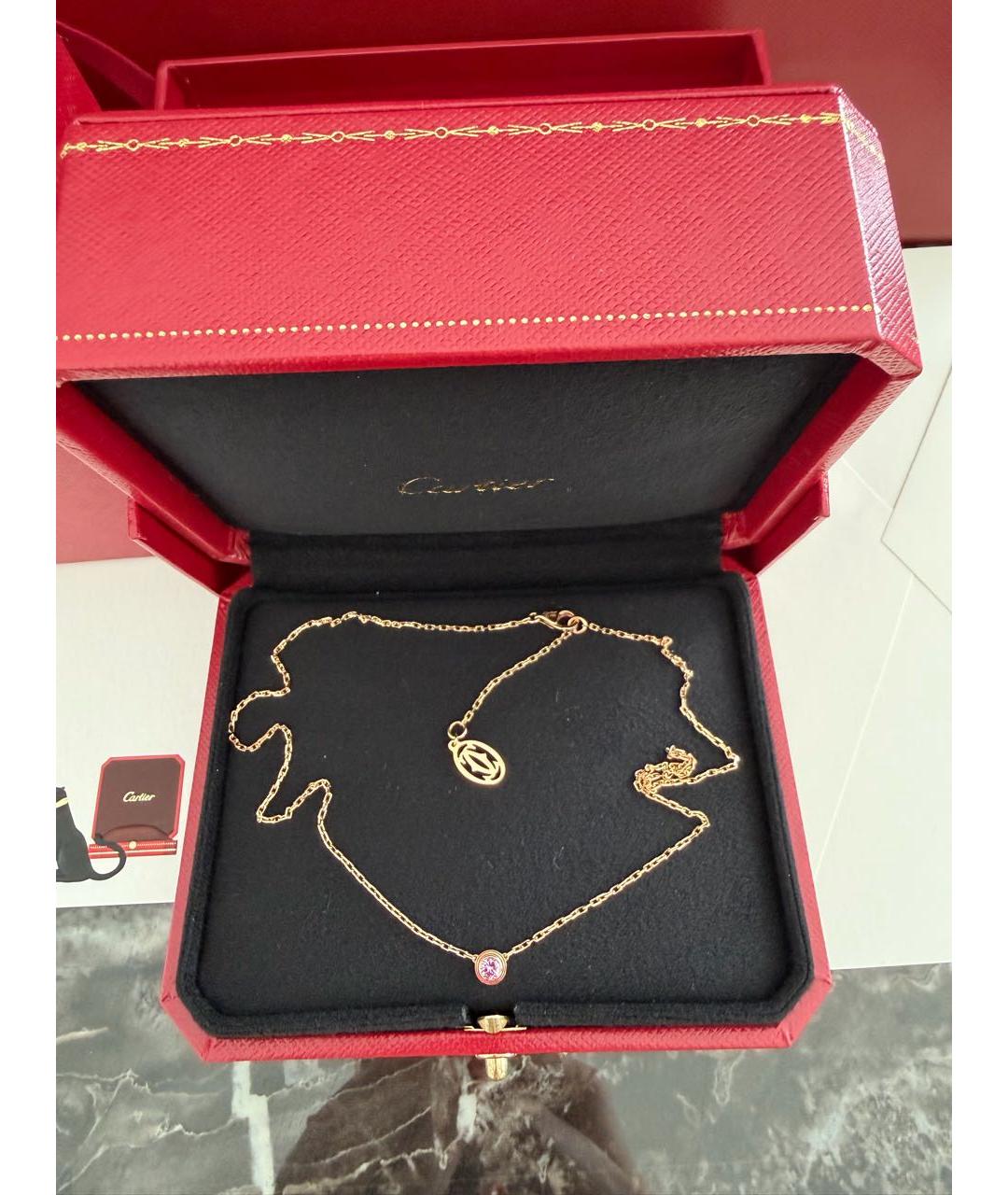 CARTIER Золотое колье из розового золота, фото 3