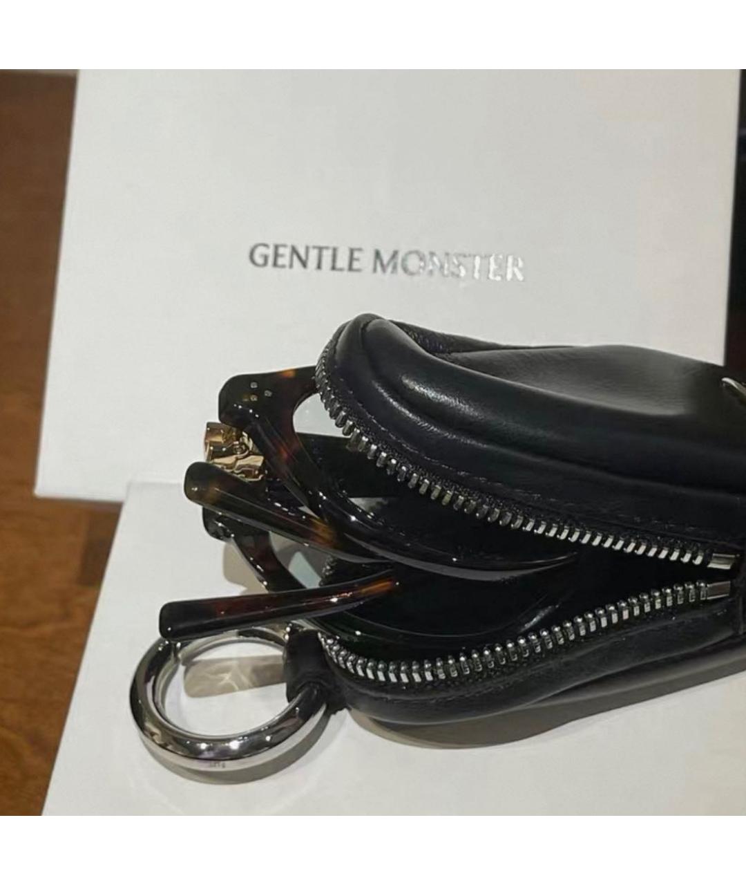 GENTLE MONSTER Коричневые пластиковые солнцезащитные очки, фото 4