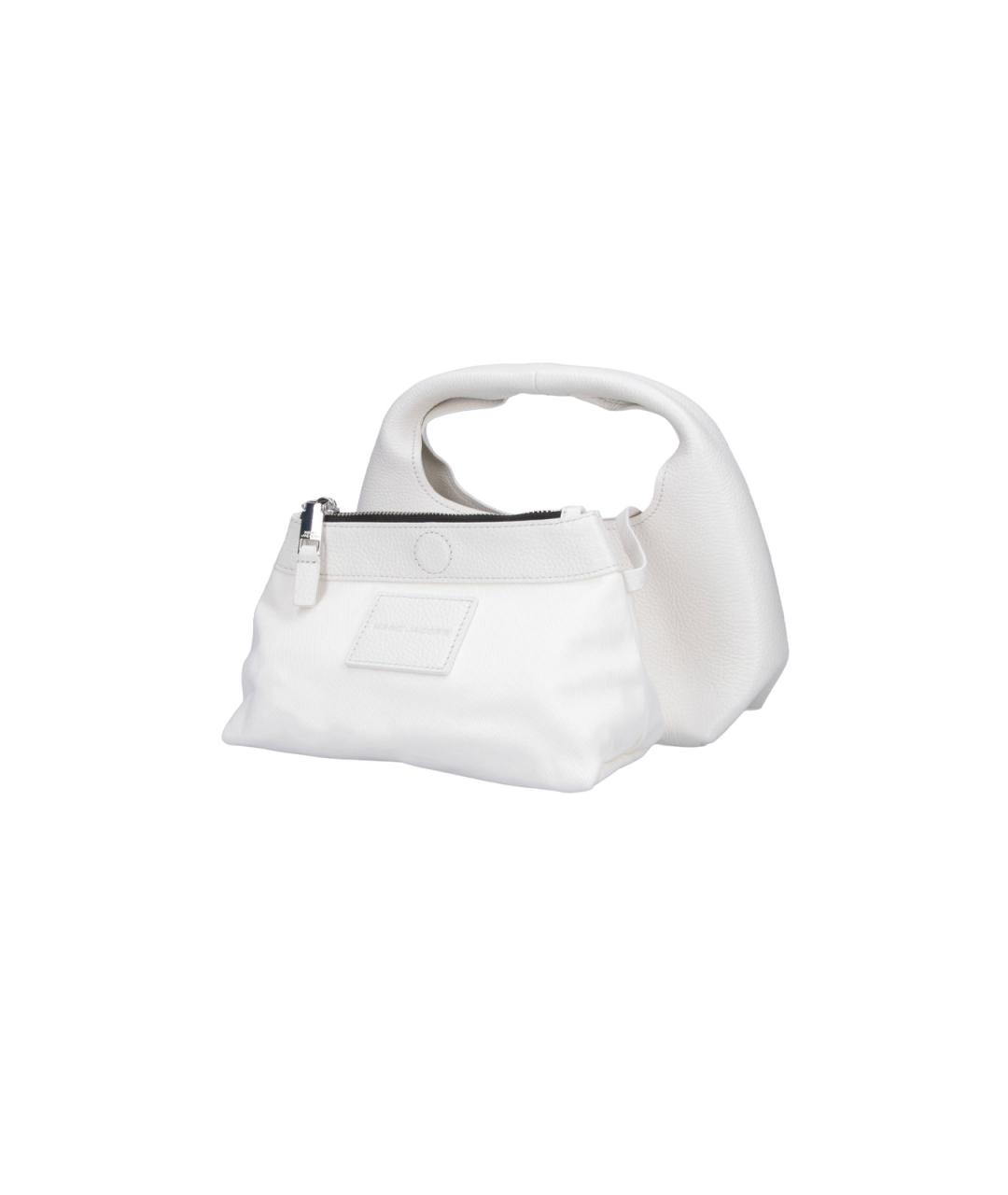 MARC JACOBS Белая кожаная сумка с короткими ручками, фото 2