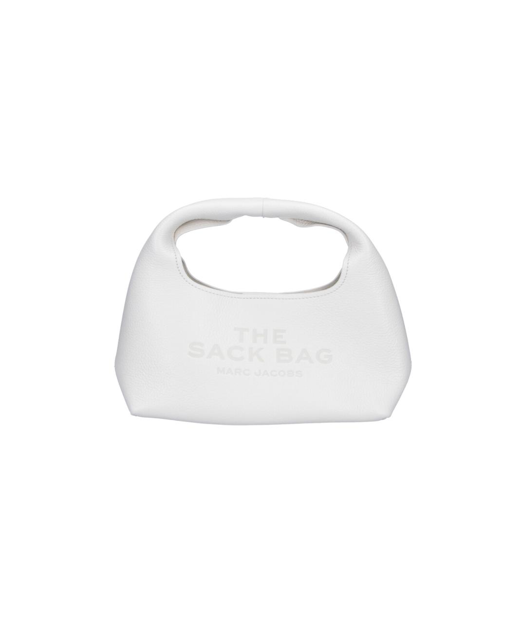 MARC JACOBS Белая кожаная сумка с короткими ручками, фото 1