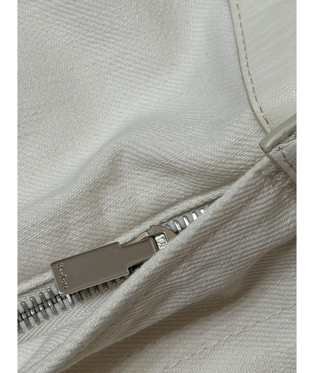 BERLUTI Белые хлопковые джинсы, фото 6