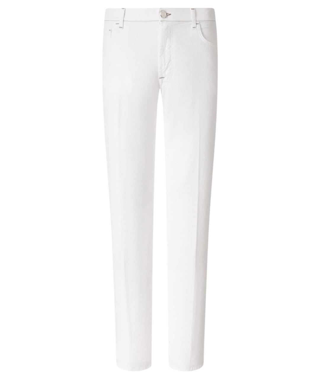 BERLUTI Белые хлопковые джинсы, фото 1