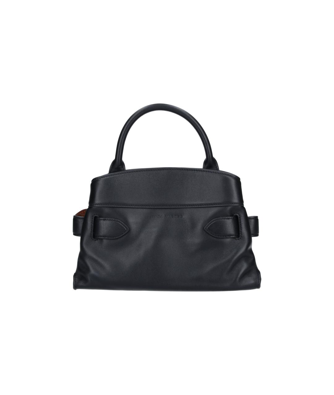 MARC JACOBS Черная кожаная сумка тоут, фото 3