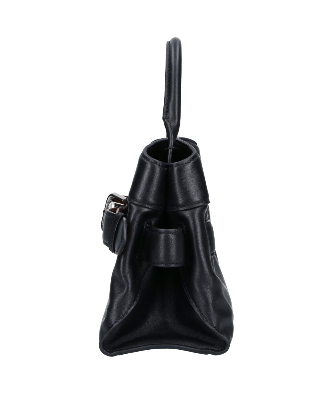 MARC JACOBS Черная кожаная сумка тоут, фото 5