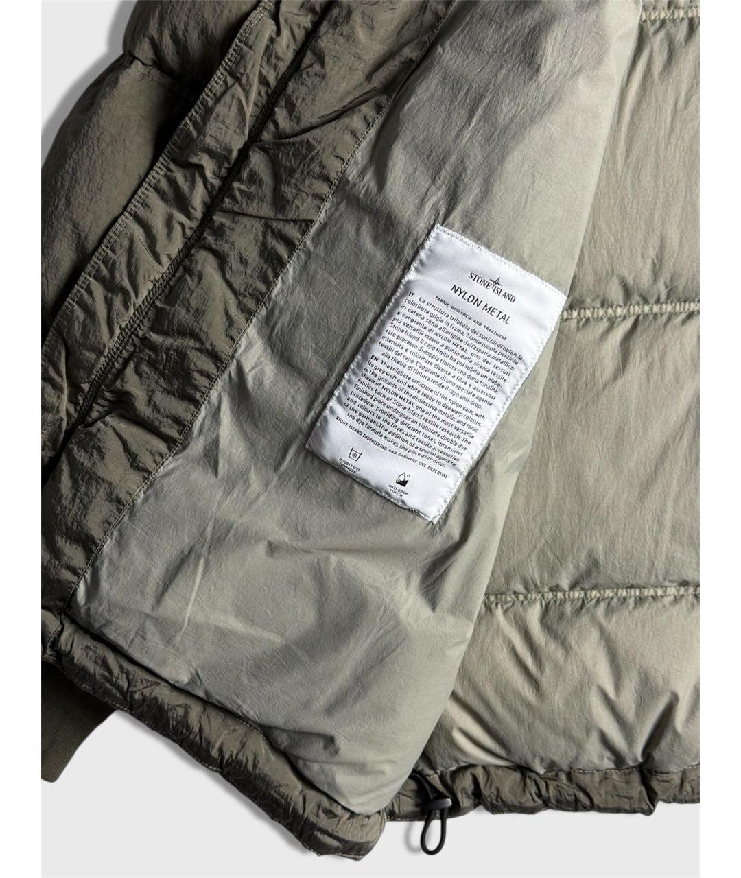 STONE ISLAND Хаки пуховик, фото 4