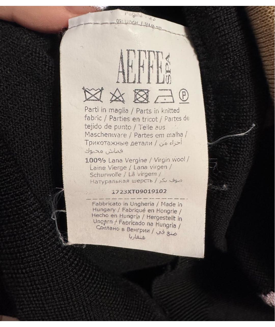 MOSCHINO Черный шерстяной джемпер / свитер, фото 4