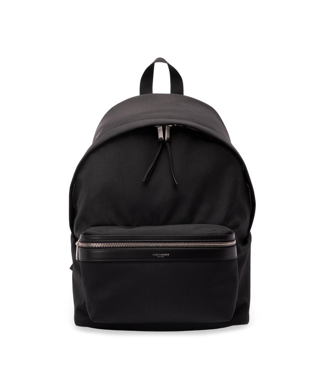 SAINT LAURENT Черный синтетический рюкзак, фото 1