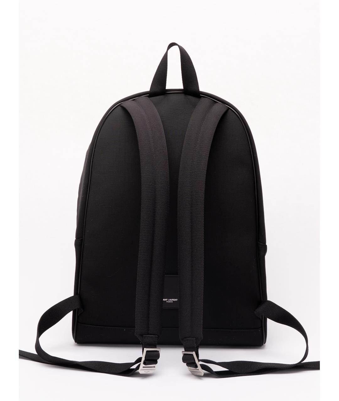 SAINT LAURENT Черный синтетический рюкзак, фото 2