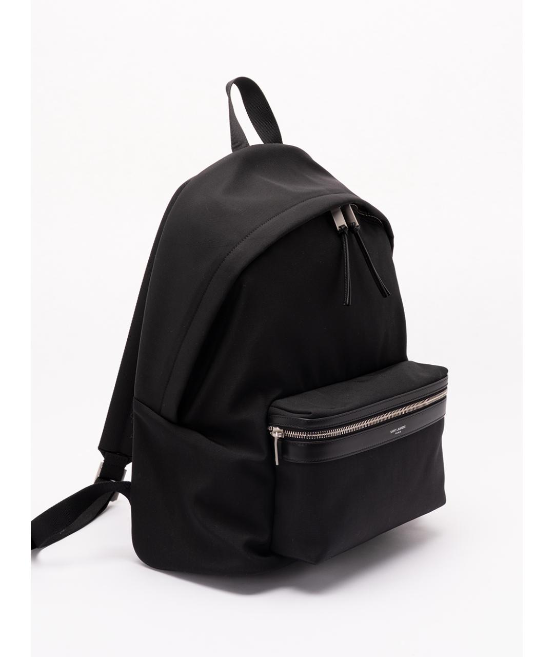 SAINT LAURENT Черный синтетический рюкзак, фото 3