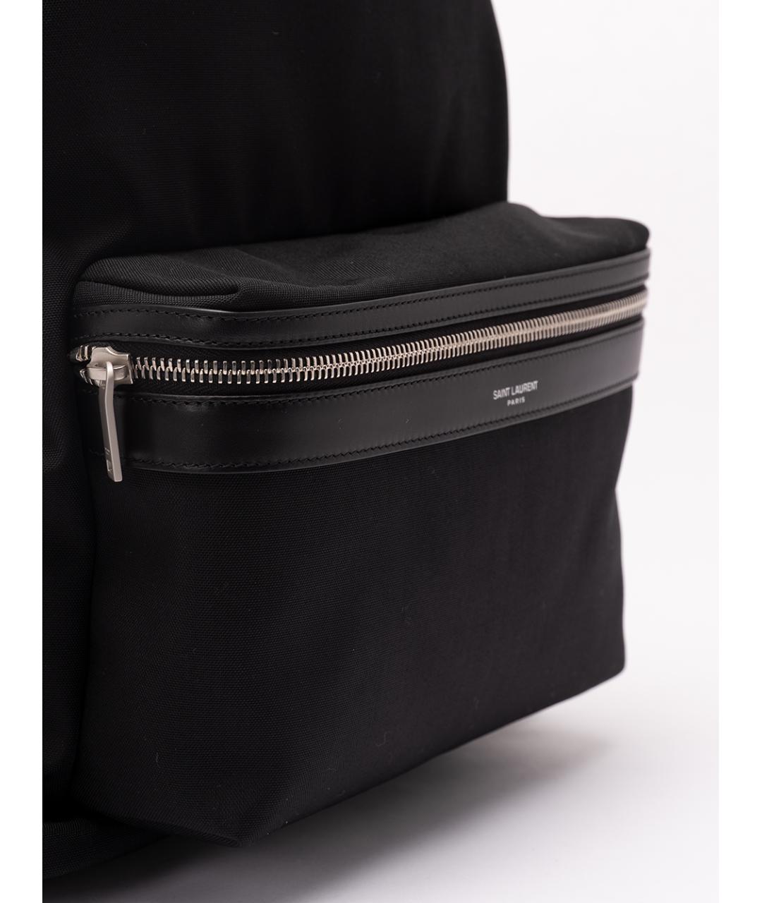 SAINT LAURENT Черный синтетический рюкзак, фото 4