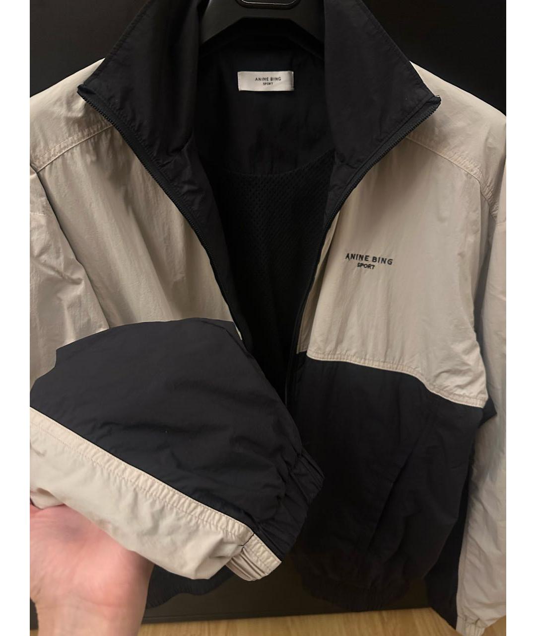ANINE BING Бежевая полиэстеровая куртка, фото 6