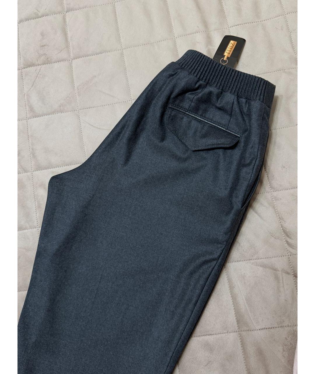 ZILLI Серые классические брюки, фото 5