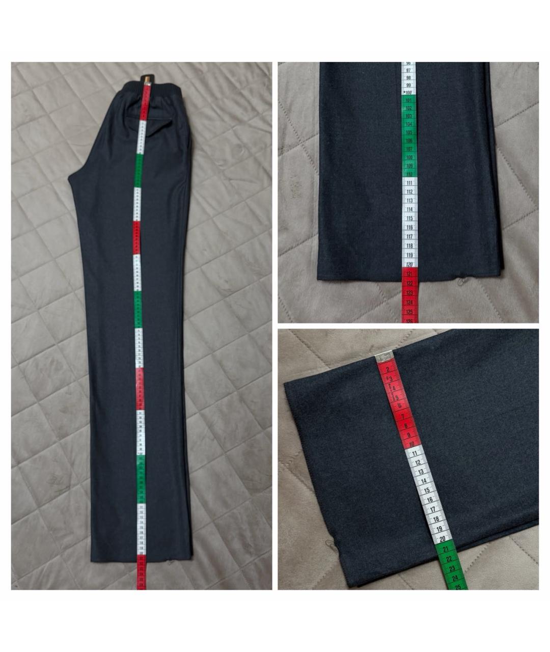 ZILLI Серые классические брюки, фото 8