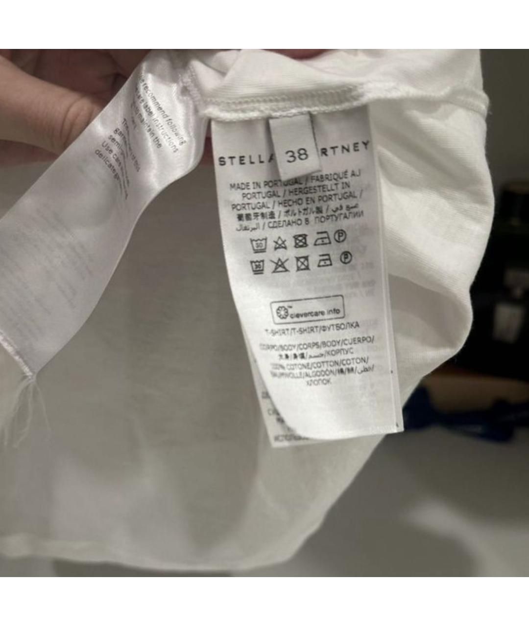 STELLA MCCARTNEY Белая футболка, фото 3
