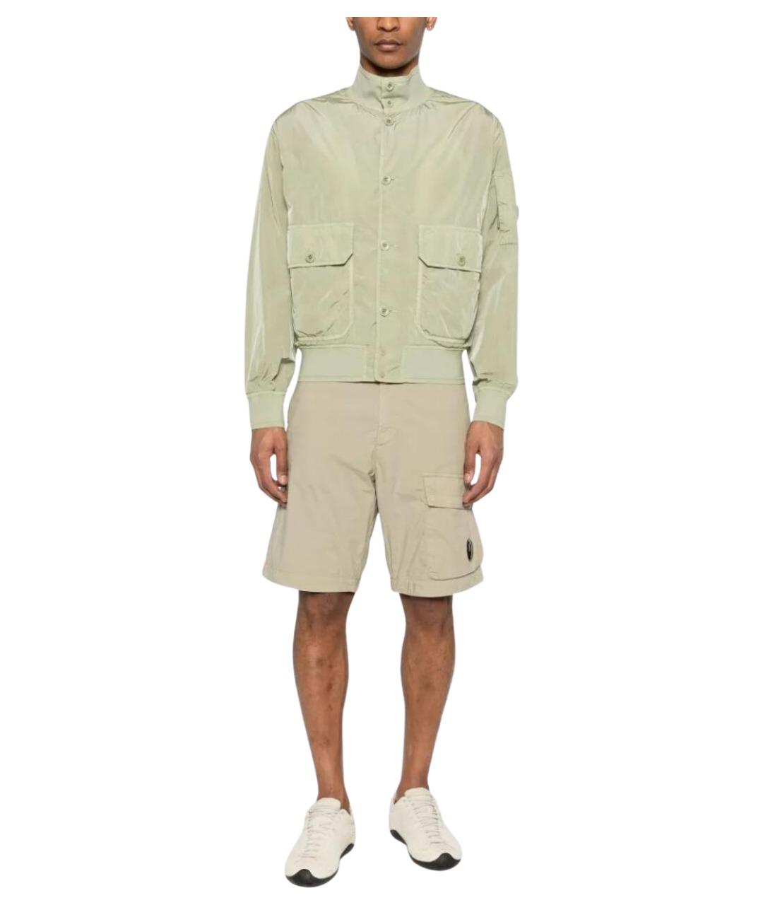 CP COMPANY Зеленая полиамидовая куртка, фото 2