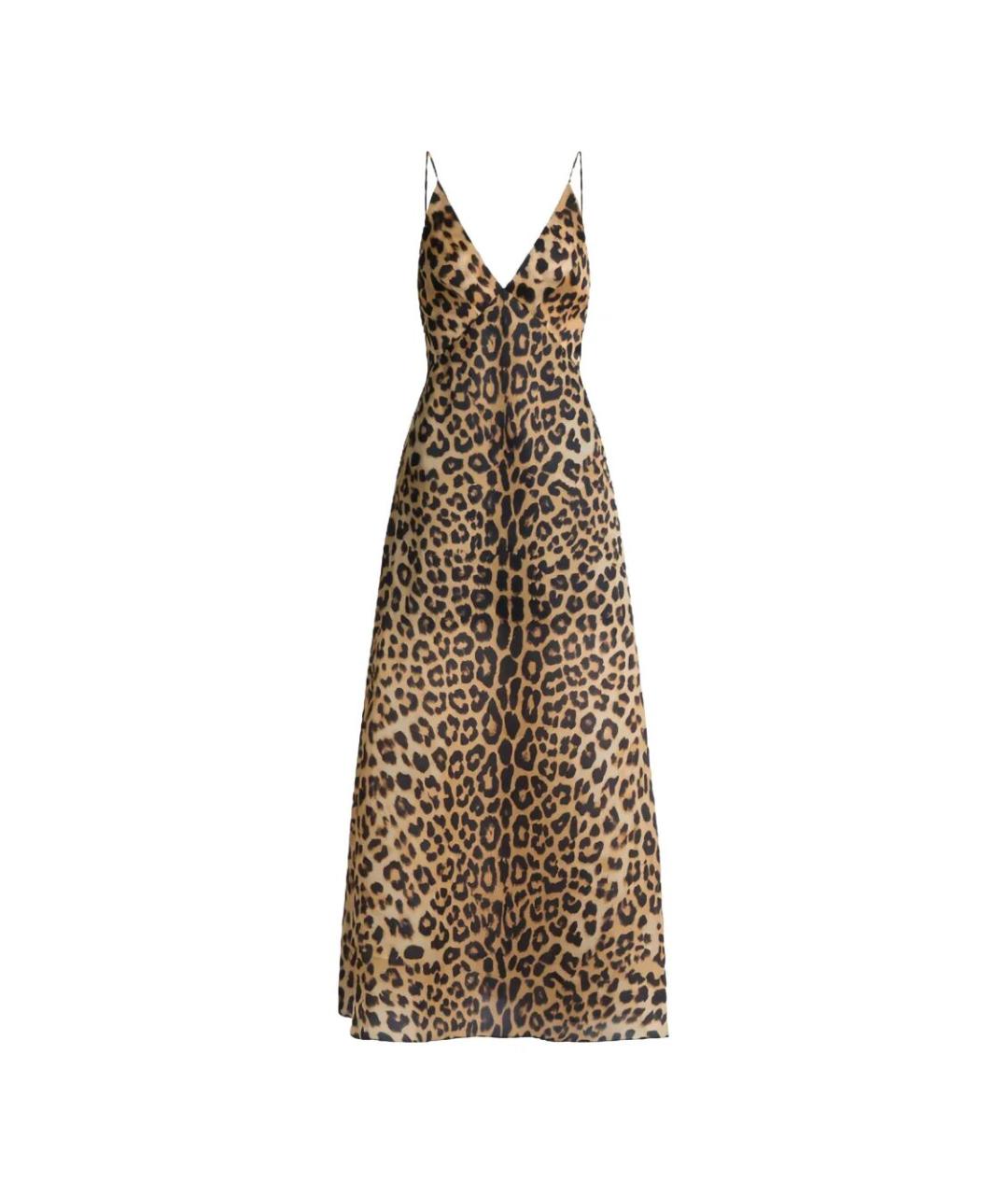 ALBERTA FERRETTI Мульти шелковое повседневное платье, фото 1