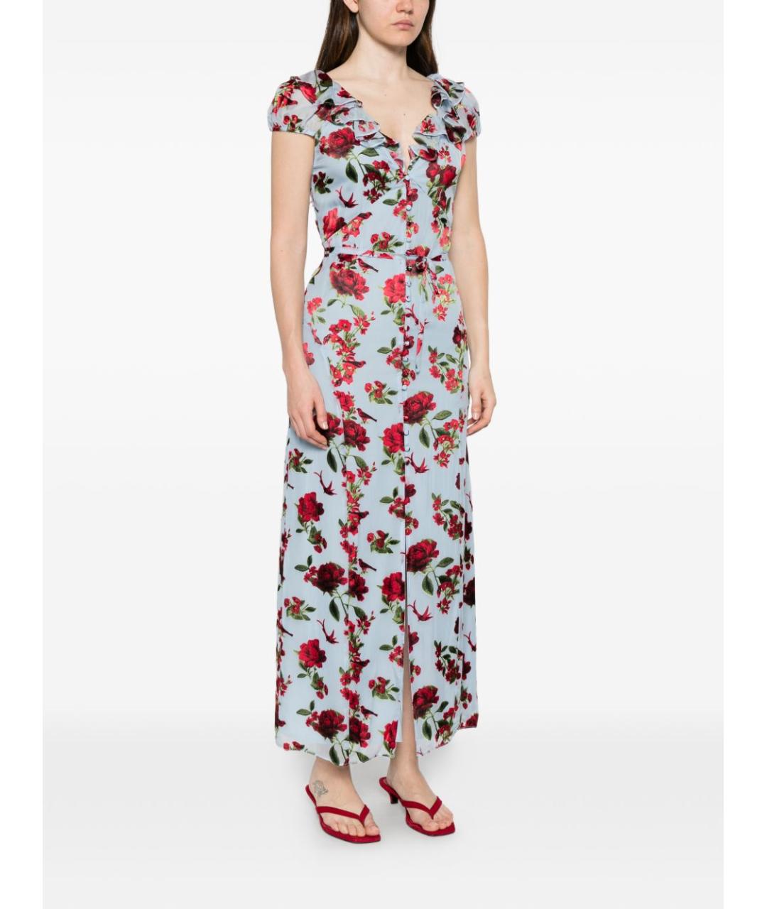 ALICE+OLIVIA Голубое повседневное платье, фото 2