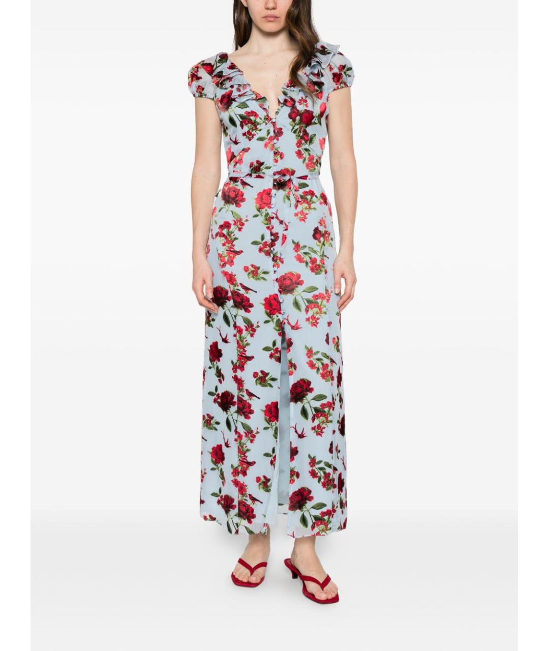 ALICE+OLIVIA Голубое повседневное платье, фото 3