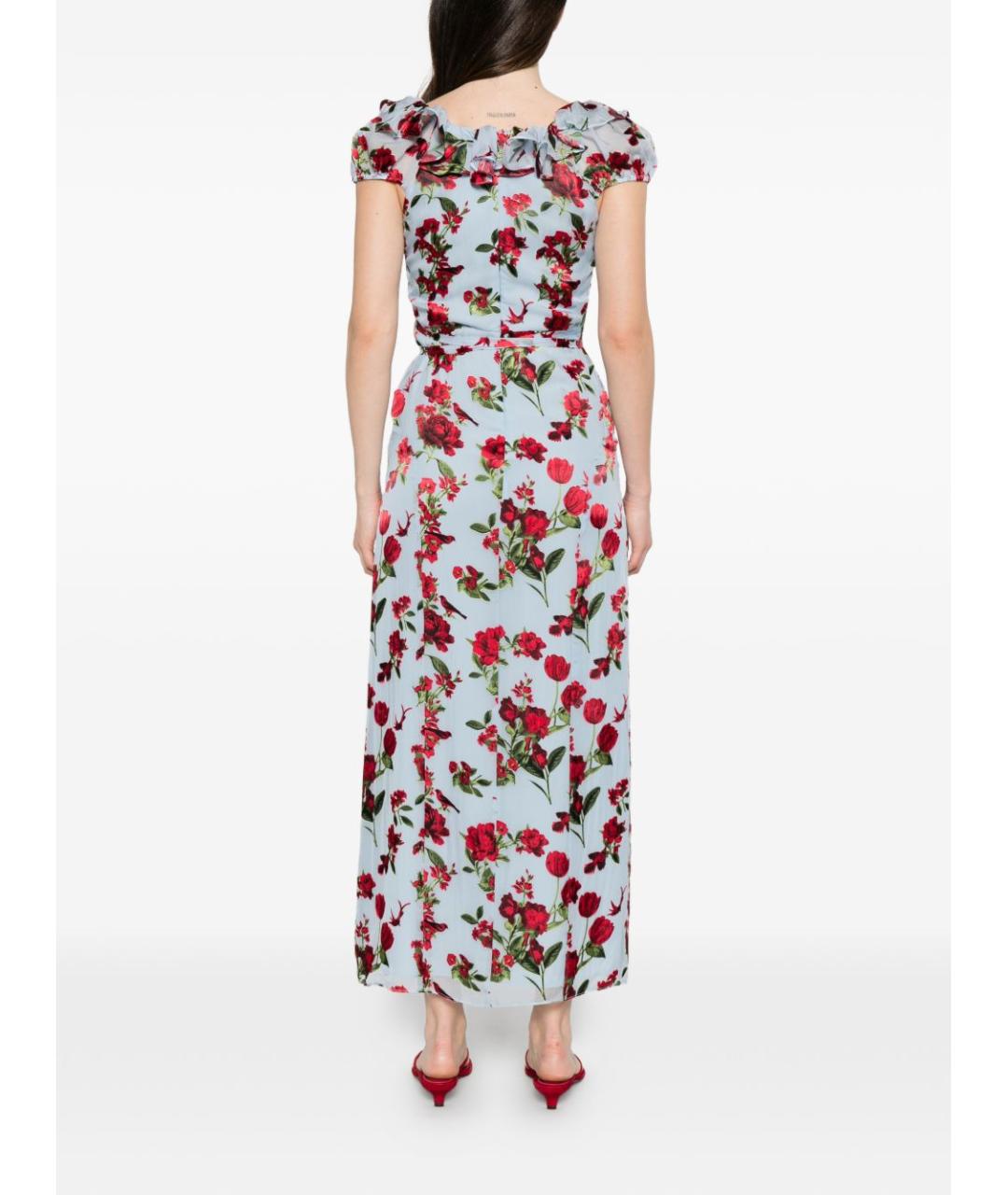 ALICE+OLIVIA Голубое повседневное платье, фото 4