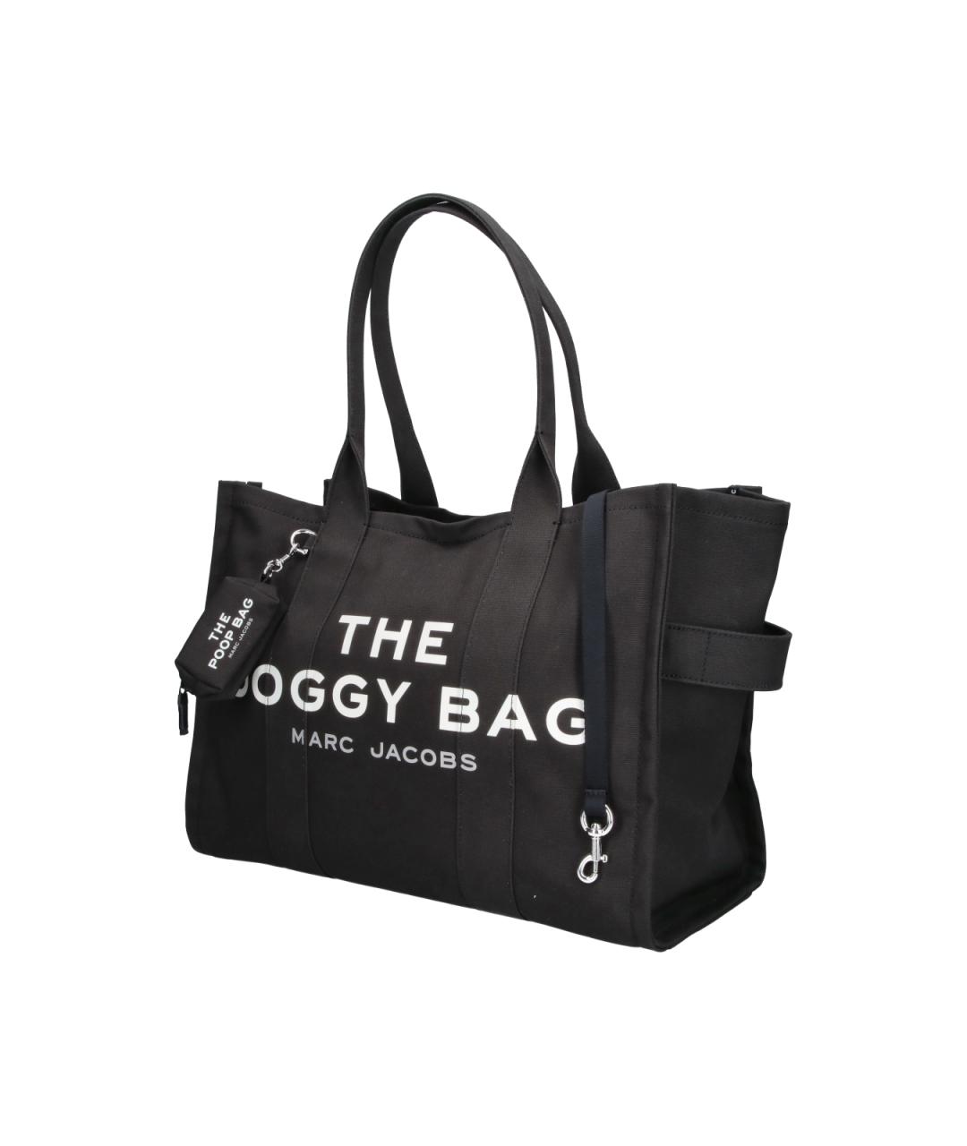 MARC JACOBS Черная хлопковая сумка тоут, фото 2