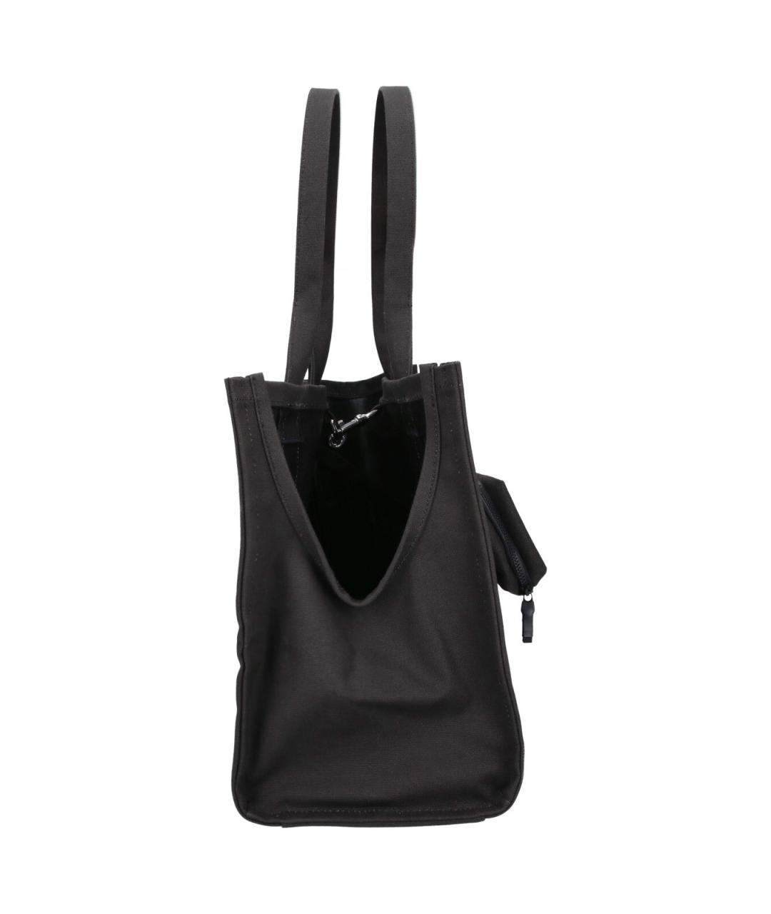 MARC JACOBS Черная хлопковая сумка тоут, фото 5