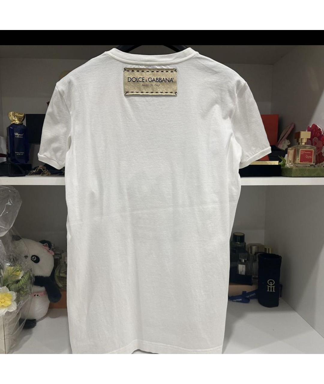 DOLCE&GABBANA Белая футболка, фото 2