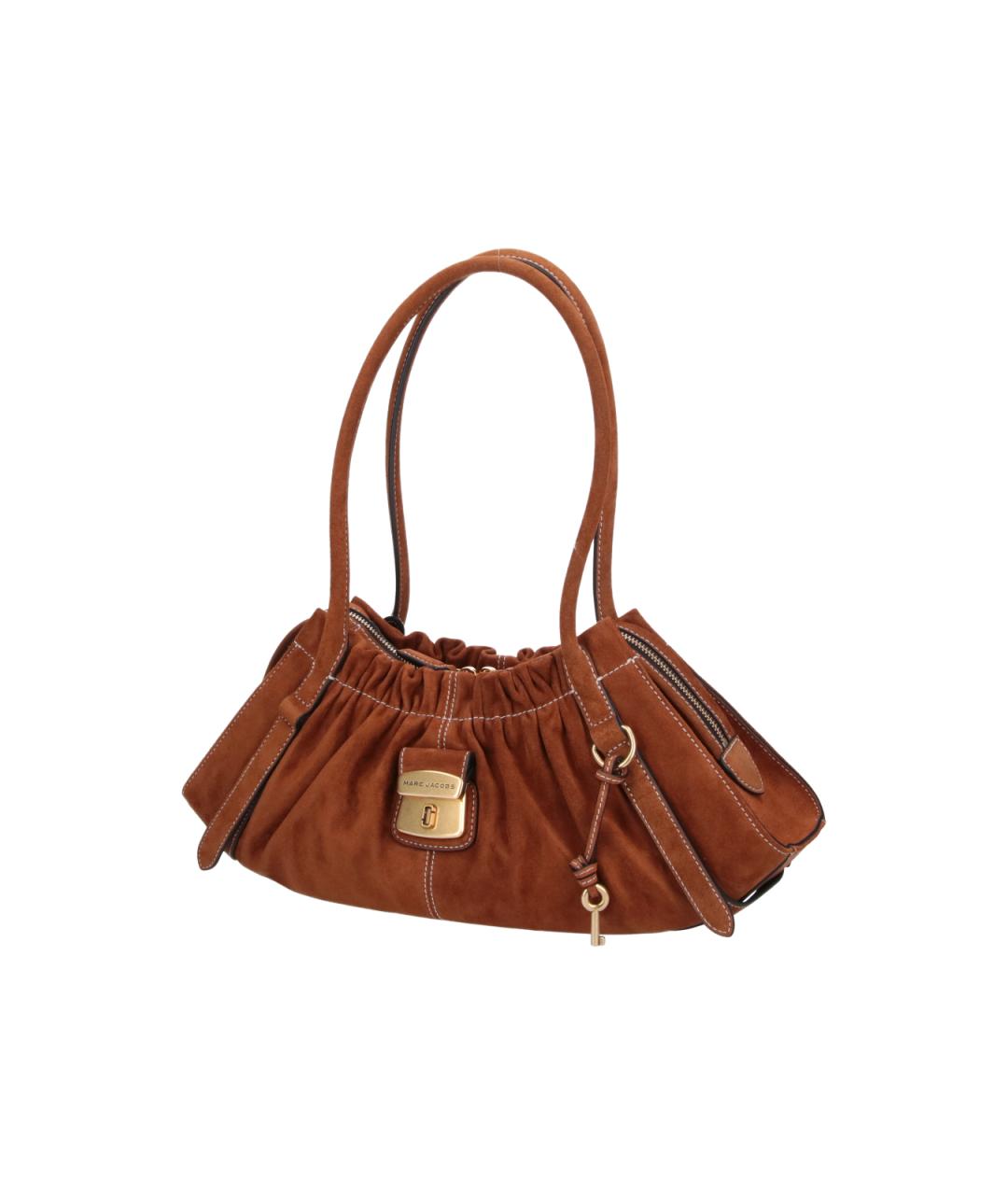 MARC JACOBS Коричневая замшевая сумка тоут, фото 2