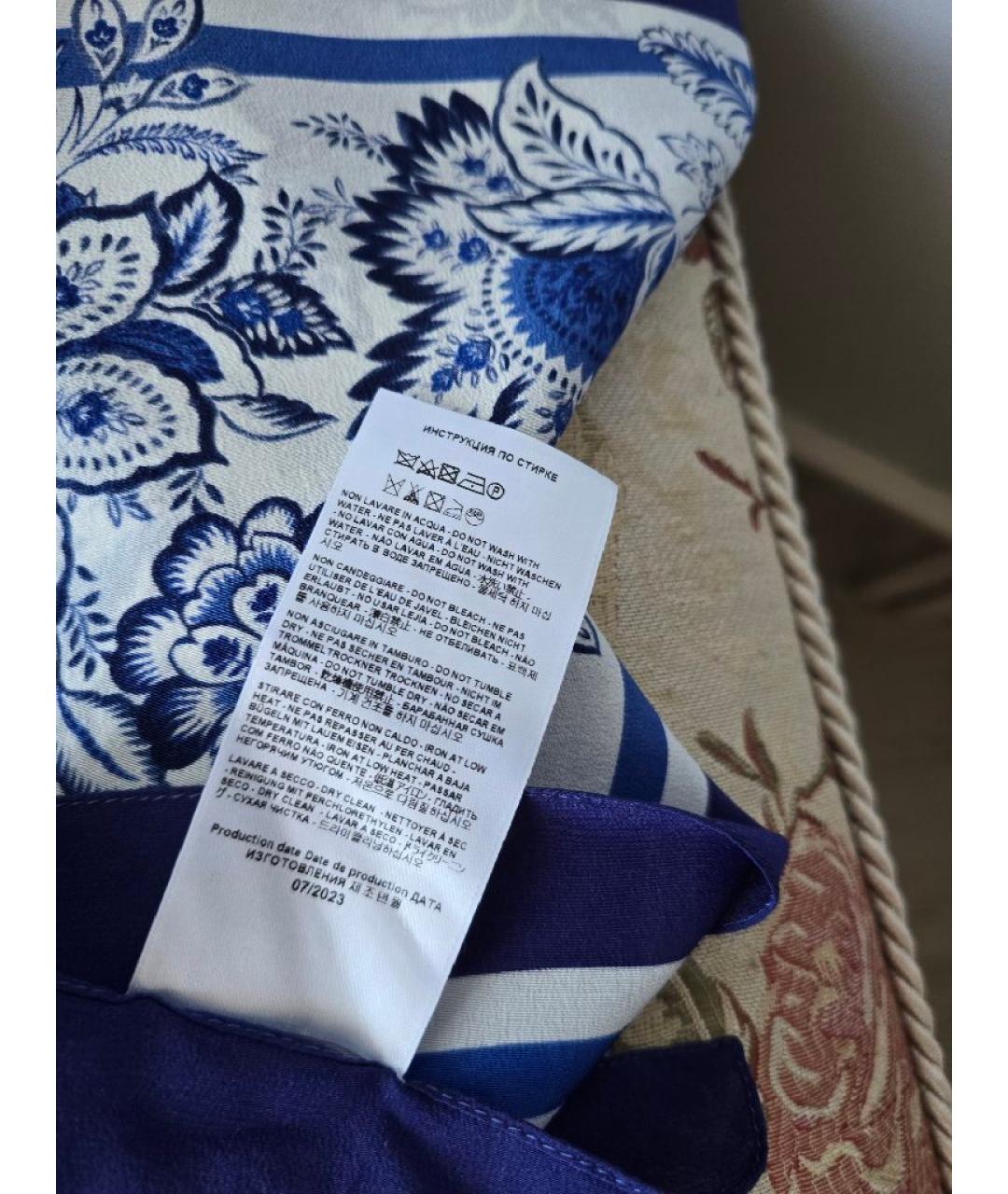 ETRO Мульти шелковая блузы, фото 4