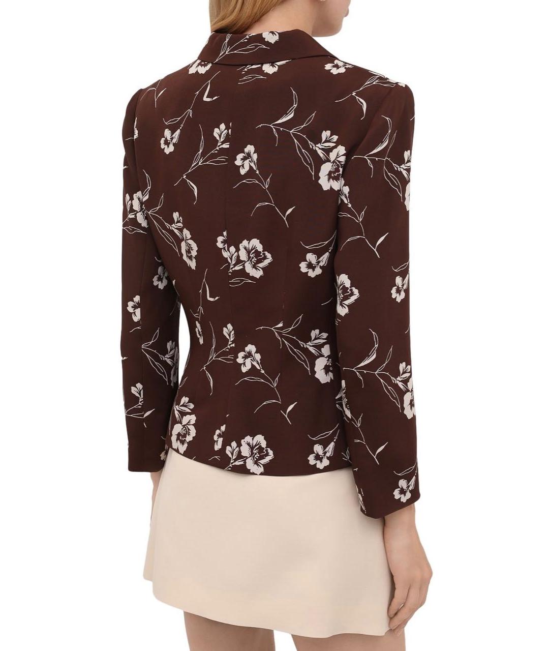 RALPH LAUREN Коричневый шелковый жакет/пиджак, фото 2