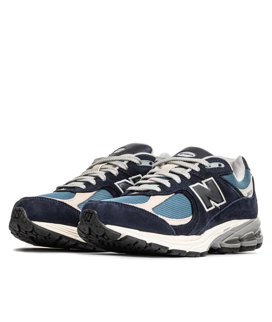 NEW BALANCE Синие кожаные кроссовки, фото 2