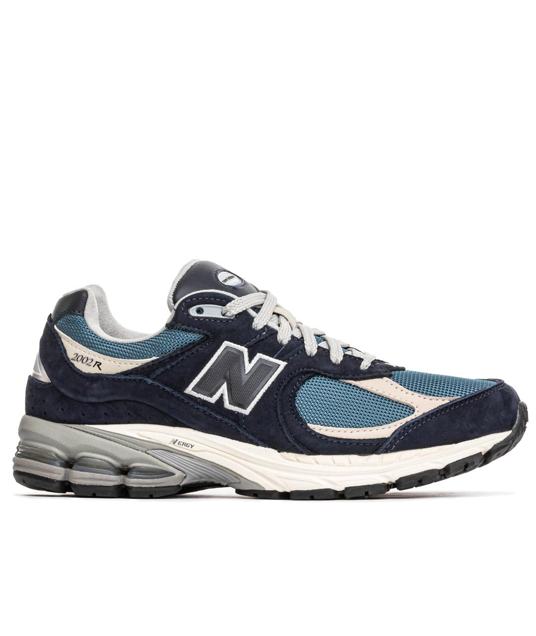 NEW BALANCE Синие кожаные кроссовки, фото 1
