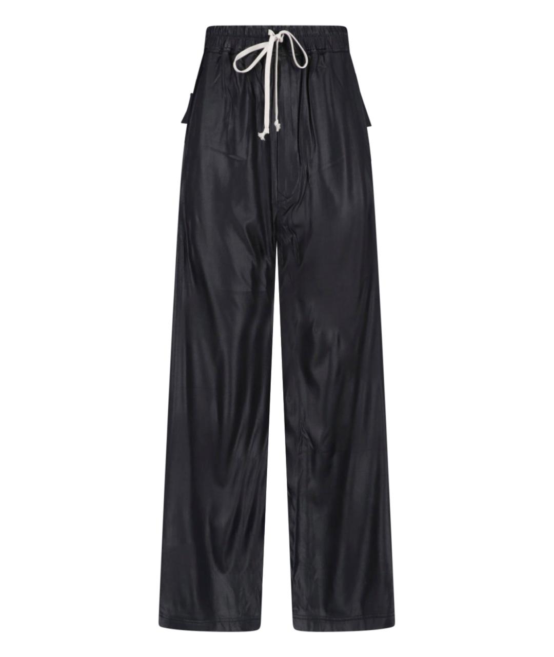 RICK OWENS DRKSHDW Черные хлопковые прямые брюки, фото 1