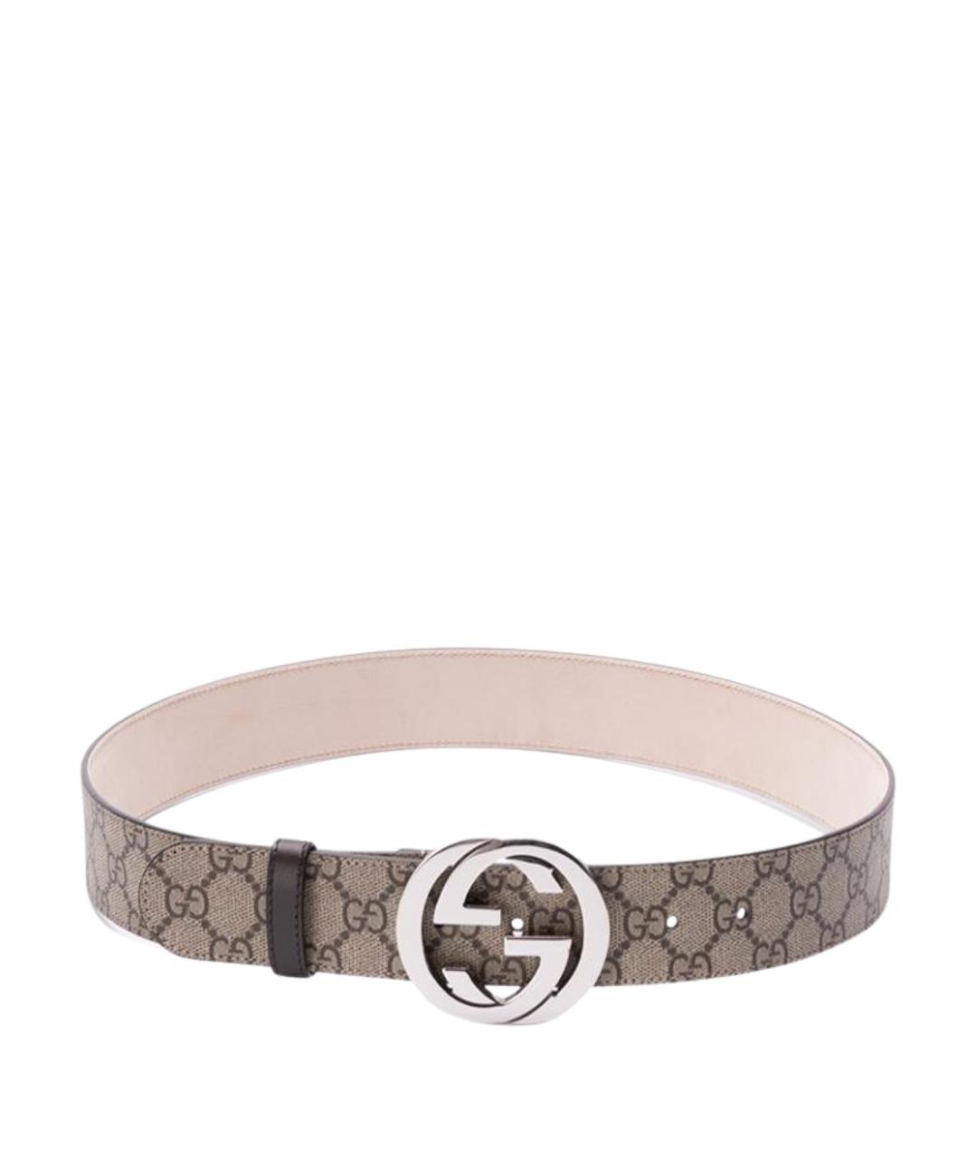 GUCCI Бежевый ремень, фото 1