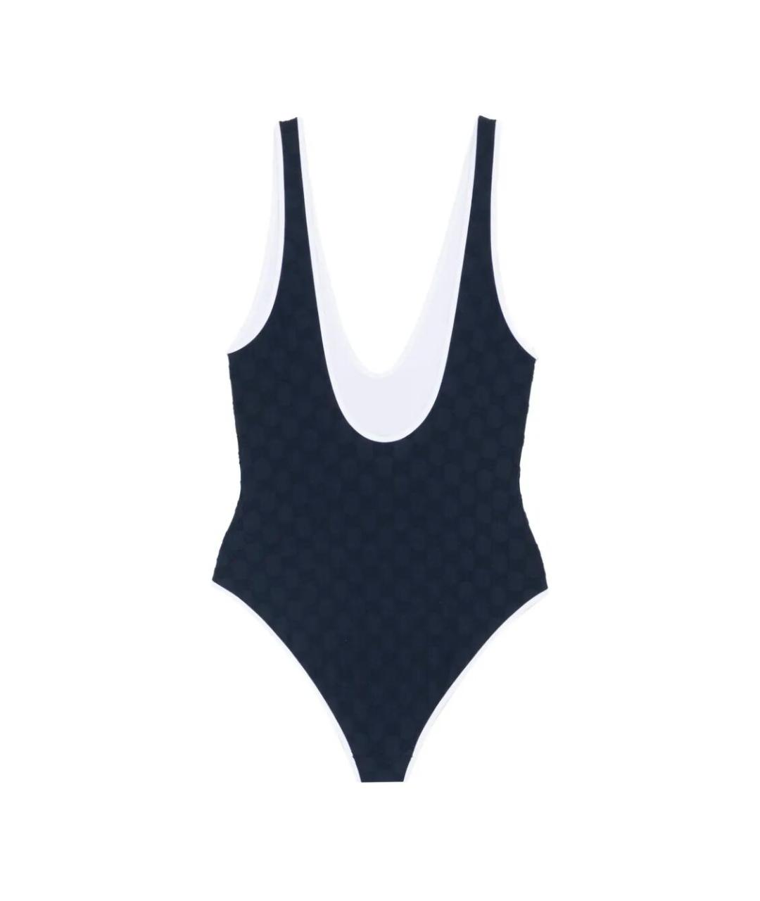 GUCCI Темно-синий полиамидовый купальник, фото 2