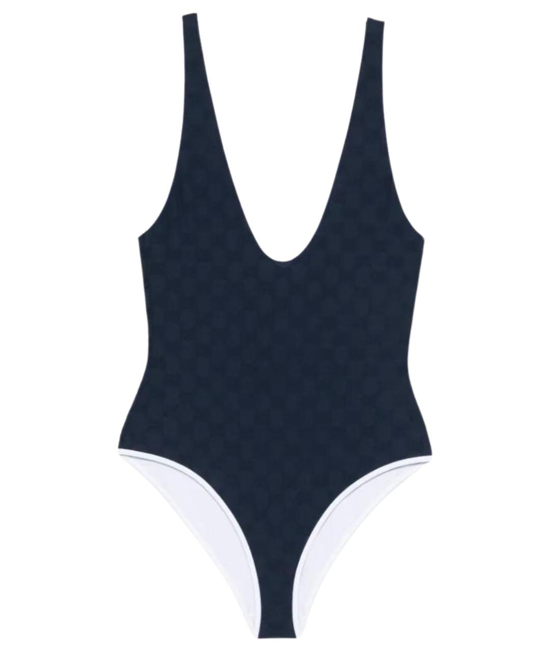 GUCCI Темно-синий полиамидовый купальник, фото 1