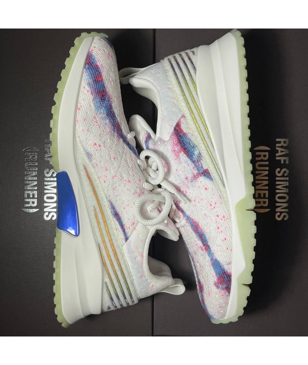 LOUIS VUITTON Белые текстильные низкие кроссовки / кеды, фото 5