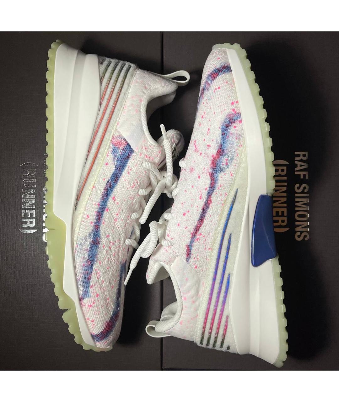 LOUIS VUITTON Белые текстильные низкие кроссовки / кеды, фото 4